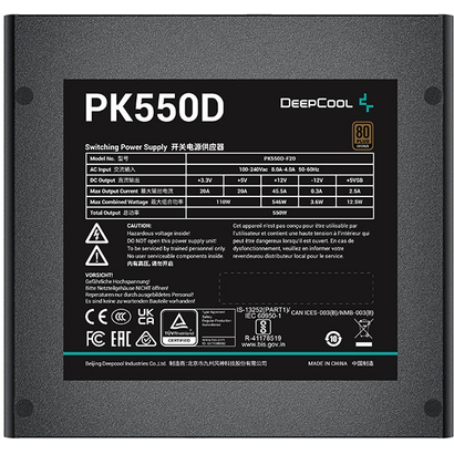 Блок питания 550W Deepcool PK550D