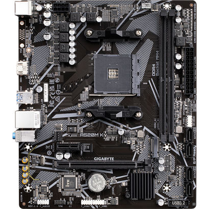 Mат.плата GIGABYTE SAM4 A520M K