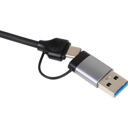 Концентратор VCOM TypeC+adapter-->USB3.0+2USB2,0+SD+TF DH297