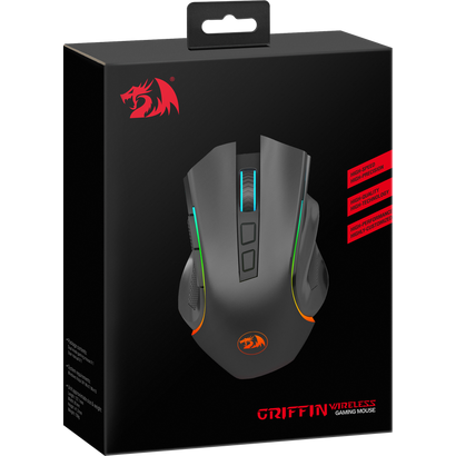 Игровая мышь Redragon Griffin wireless Оптика, RGB, 8000 DPI