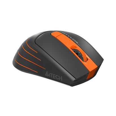 Мышь A4Tech Fstyler FG30S серый/оранжевый