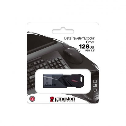 USB Flash 128Gb USB 3.2 Kingston DataTraveler Exodia Onyx DTXON/128GB