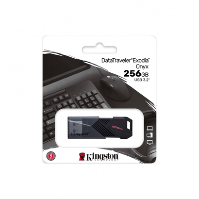 USB Flash 256Gb USB 3.2  Kingston DataTraveler Exodia Onyx DTXON/256GB