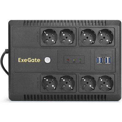 ИБП ExeGate EX293855RUS NEO NNB-1000.LED.AVR.8SH.CH