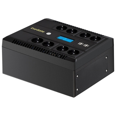 ИБП ExeGate EX295014RUS NEO Smart LHB-850.LCD.AVR.8SH.CH.RJ.USB
