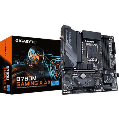 Mат.плата GIGABYTE S1700 B760M GAMING X AX D5