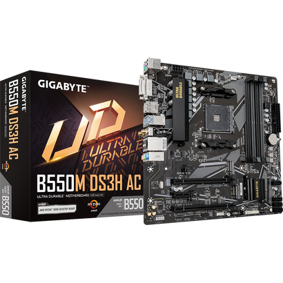 Mат.плата GIGABYTE SAM4 B550M DS3H AC v.1.7