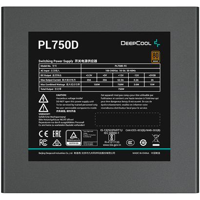 Блок питания 750W Deepcool PL750D