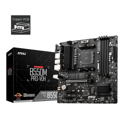 Mат.плата MSI SAM4 B550M PRO-VDH