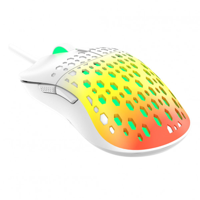 Игровая мышь AULA S11 PRO orange 3600 dpi, 6кн, радужная подсветка