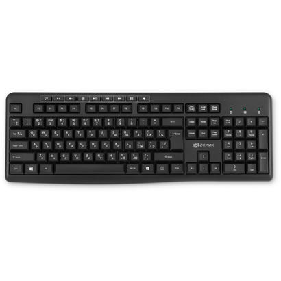 Клавиатура Оклик K225W черный