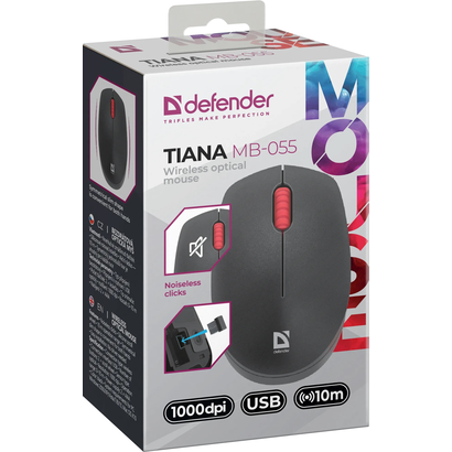 Мышь Defender Tiana MB-055 черный