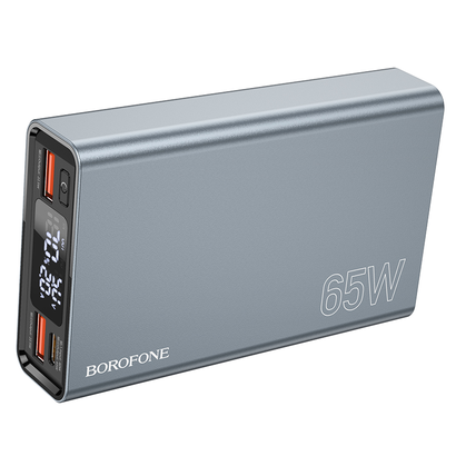 Внешний аккумулятор BOROFONE BJ40 65W Happy way 15000mAh серый