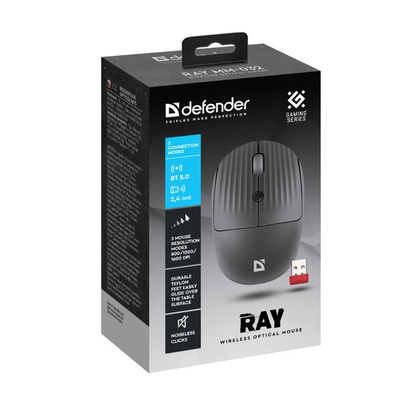 Мышь Defender Ray MM-032 серый