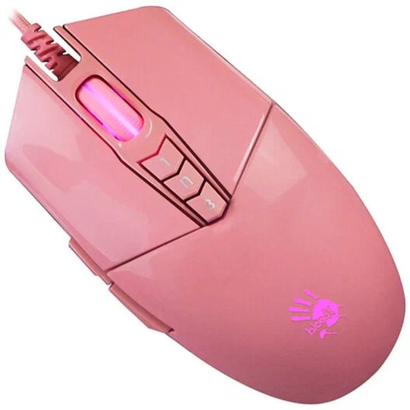 Игровая мышь A4TECH Bloody P91s розовый