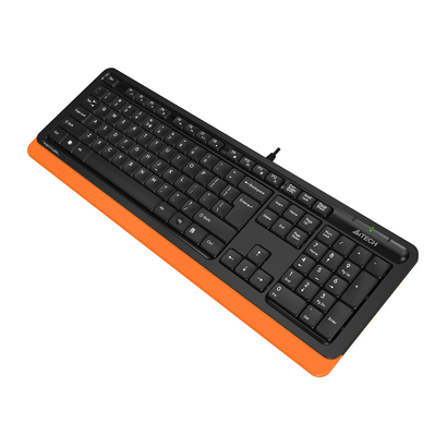 Клавиатура A4 Fstyler FK10 черный/оранжевый