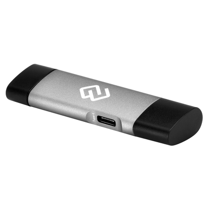 Картридер USB 2.0/Type C Digma CR-СU2520-G серый