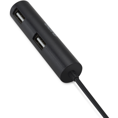 Концентратор USB 2.0 Buro BU-HUB4-0.5R-U2.0 4порт. черный