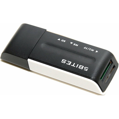 Картридер 5bites RE2-102BK USB2.0 / ALL-IN-ONE / USB PLUG / BLACK