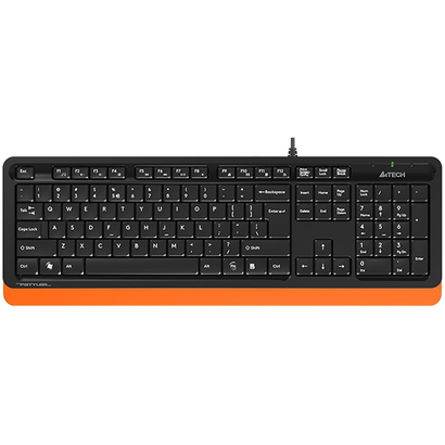 Клавиатура A4 Fstyler FK10 черный/оранжевый