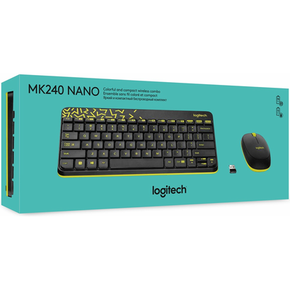 Комплект Logitech MK240 Nano Black 920-008213