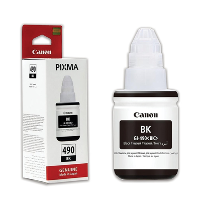Чернила Canon GI-490 Black для Pixma G1400/G2400/G3400 (135 мл)
