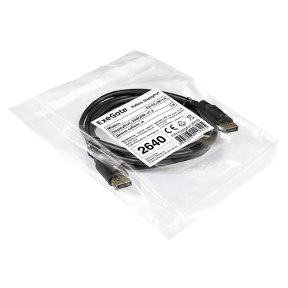 Кабель DisplayPort 1,8м Exegate v1.2 EX-CC-DP-1.8
