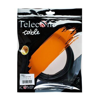 Кабель HDMI 5m Telecom 19M/M,ver 2.0+3D/Ethernet,2 фильтра TCG200F-5M