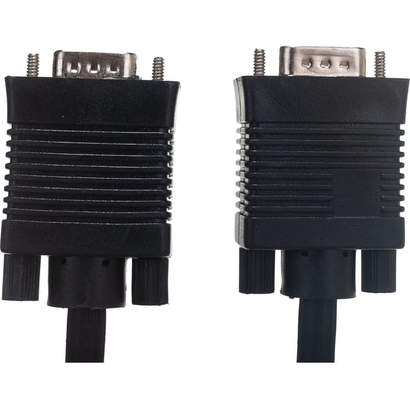 Кабель VGA 15м Cablexpert Premium 15M/15M, черный, тройной экран феррит.кольца, пакет CC-PPVGA-15M-B