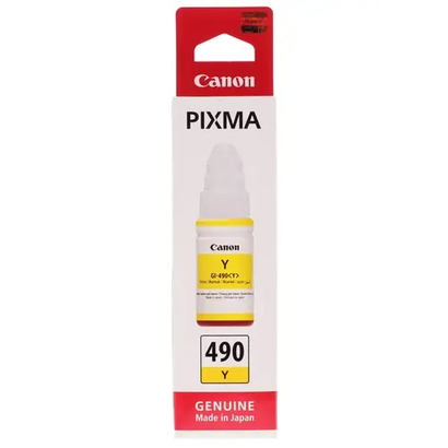 Чернила Canon GI-490 Yellow для Pixma G1400/G2400/G3400 (70 мл)