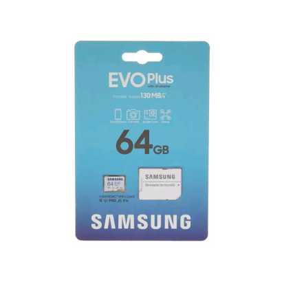 Карта памяти 64Gb SAMSUNG EVO PLUS microSDXC Class 10 MB-MC64SA/**