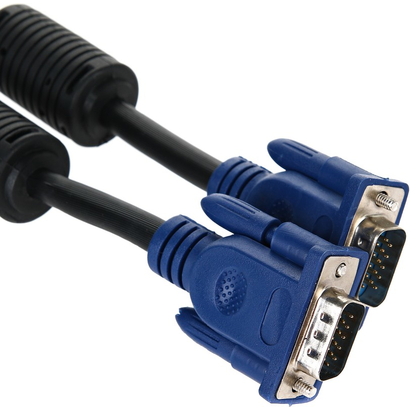 Кабель VGA 3м Aopen/Qust 15M-15M 3m 2 фильтра ACG341AD-3M