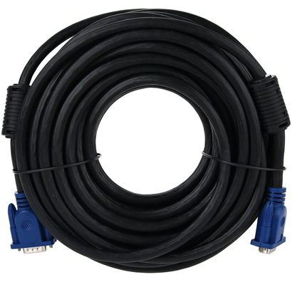 Кабель VGA 20м VCOM (15M-15M) 2 фильтра VVG6448-20MC