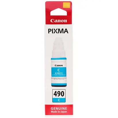 Чернила Canon GI-490 Cyan для Pixma G1400/G2400/G3400 (70 мл)