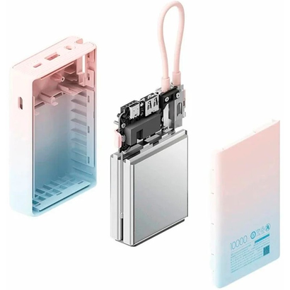 Внешний аккумулятор ZMI P17 Power Bank 10000mAh розовый CUK00P17CNCF