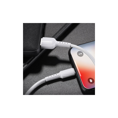 Дата-кабель BOROFONE BX16 Easy lightning 1м (белый)