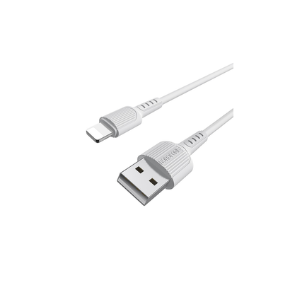 Дата-кабель BOROFONE BX16 Easy lightning 1м (белый)