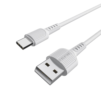Дата-кабель BOROFONE BX16 Easy Type-C 1м (белый)