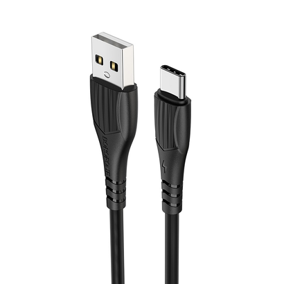 Дата-кабель BOROFONE BX37 Wieldy Type-C 1м (чёрный)