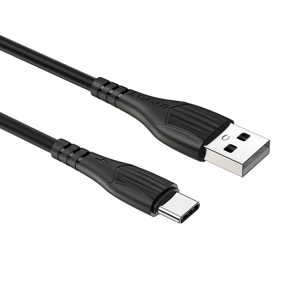 Дата-кабель BOROFONE BX37 Wieldy Type-C 1м (чёрный)