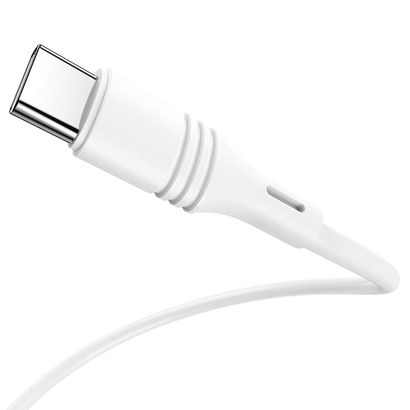 Дата-кабель BOROFONE BX43 CoolJoy Type-C, 1м (белый)