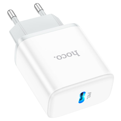 СЗУ HOCO C104A Stage, 1USB, PD20W, Type-C to Type-C (белый)