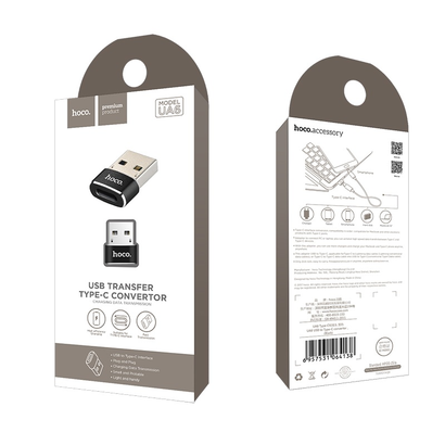 OTG переходник HOCO UA6 USB to Type-C