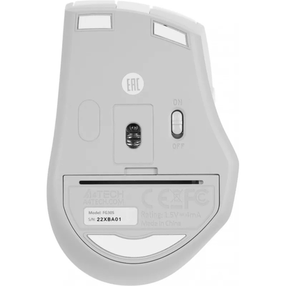 Мышь A4Tech Fstyler FG30S белый/серый