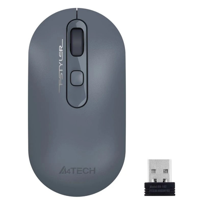 Мышь A4Tech Fstyler FG20 пепельный/синий