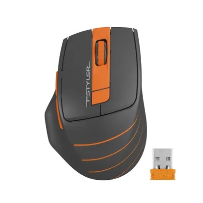Мышь A4Tech Fstyler FG30S серый/оранжевый