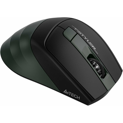 Мышь A4Tech Fstyler FB35S темно-зеленый/черный