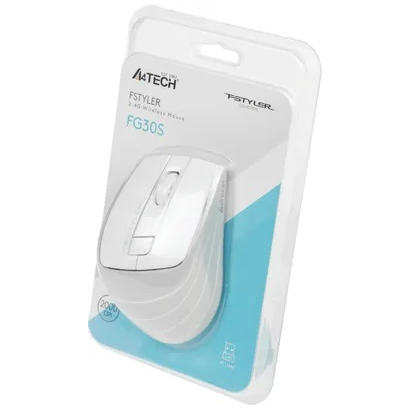 Мышь A4Tech Fstyler FG30S белый/серый