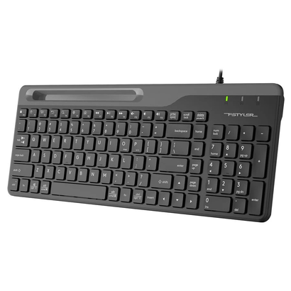 Клавиатура A4 Fstyler FK25 черный/серый