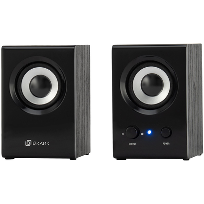 Колонки Oklick OK-160 2.0 черный 6Вт